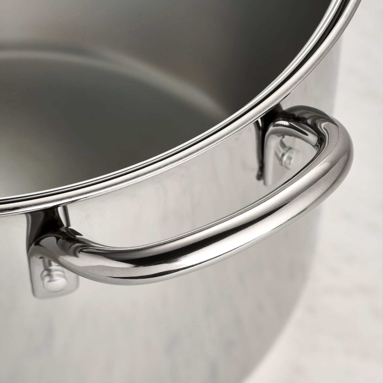 Tramontina Covered Stainless Steel Stock Pot, 12 Qt