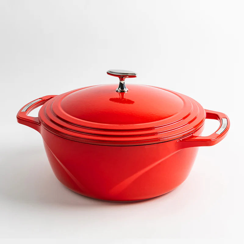 Lodge 7.5 Quart USA Enameled Cast Iron Dutch Oven, Multiple Colors
