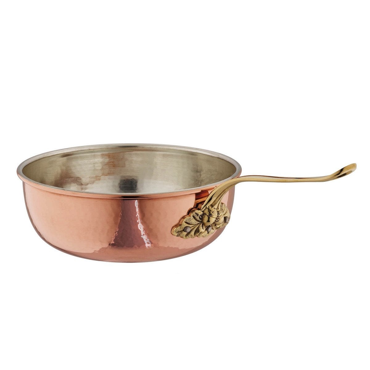 Ruffoni Historia Decor Copper Covered Chef Pan, 4 qt.