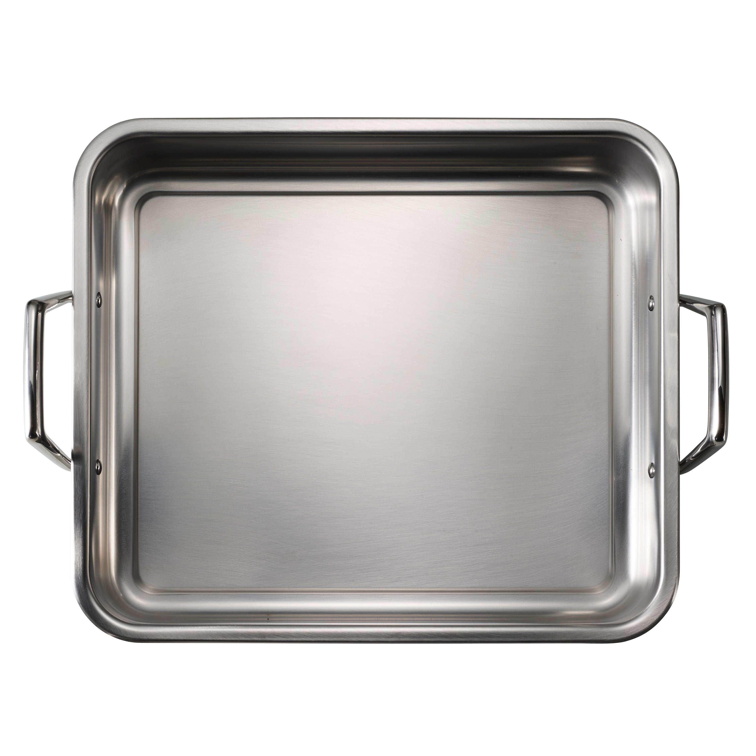 Tramontina Prima Stainless Steel Deep Roasting Pan w/ Basting Grill & V-Rack, 16.5''