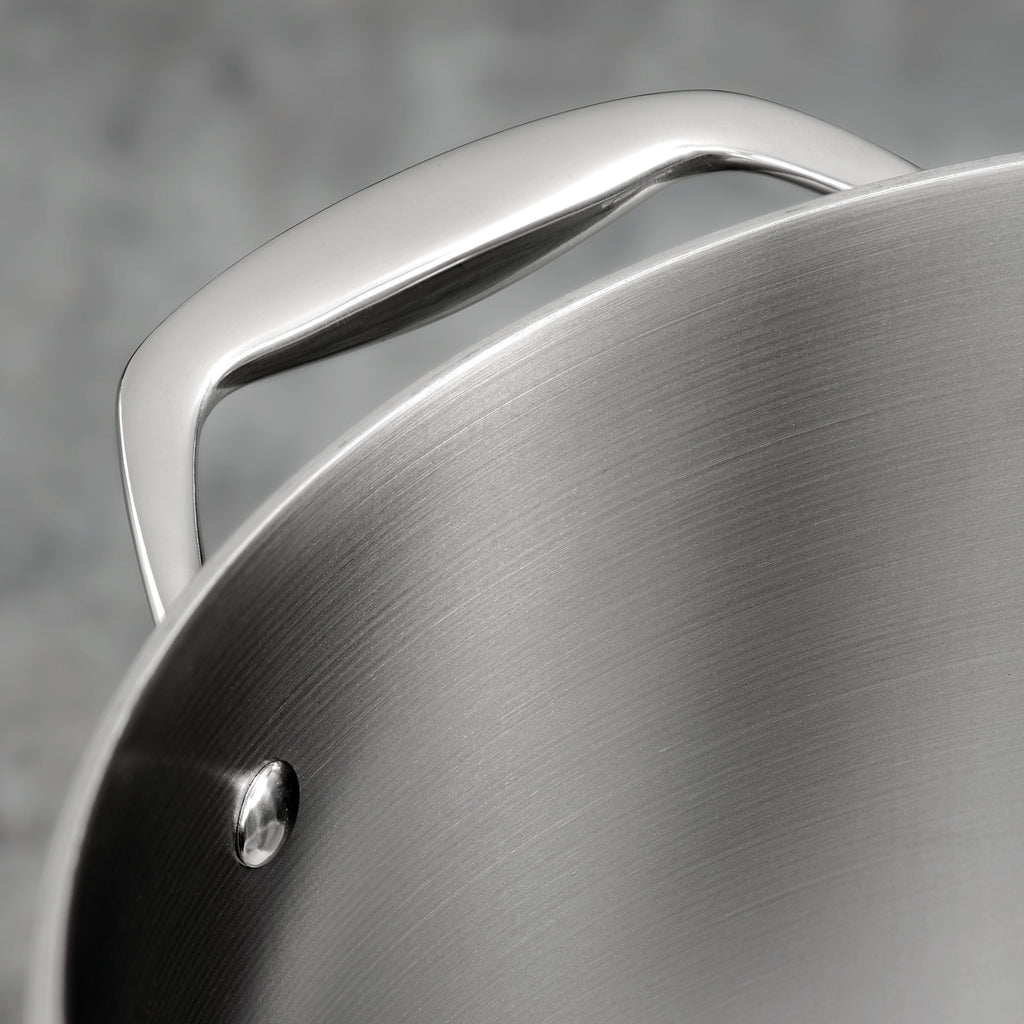 Tramontina Signature 3 Qt Tri-Ply Clad Stainless Steel Covered Deep Saute Pan