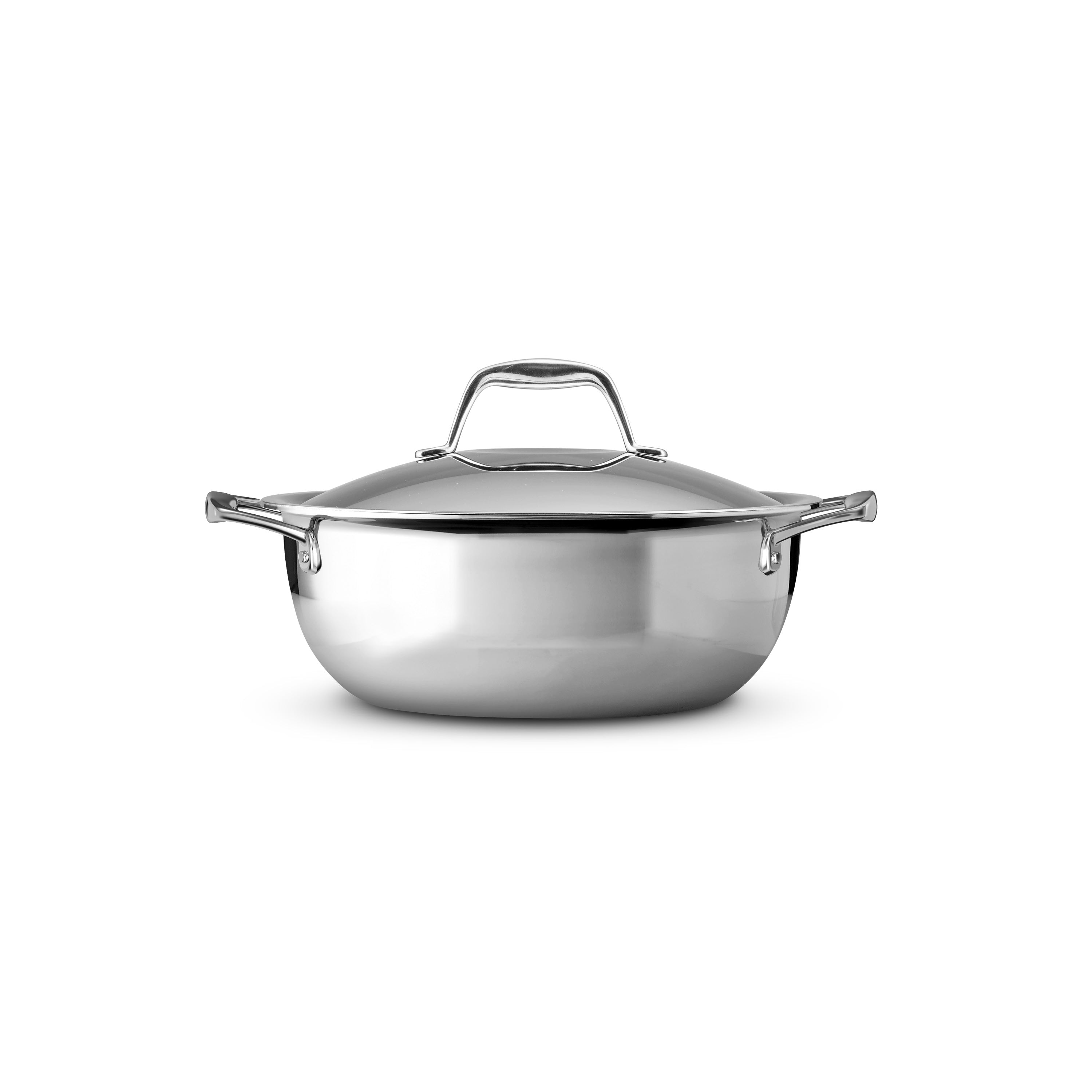 Tramontina Signature 4 Qt Tri-Ply Clad Stainless Steel Covered Universal Pan